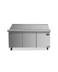 72" Mega Top Sandwich Prep Table (30 pan) - PSP-72-30