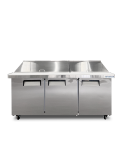 72" Mega Top Sandwich Prep Table (30 pan) - A72M