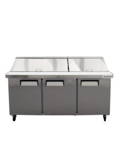 72" Mega Top Sandwich Prep Table (30 pan) - A72M