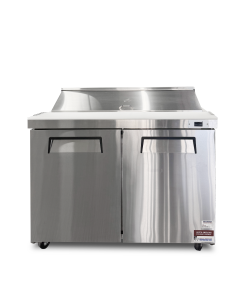 48" Mega Top Sandwich Prep Table (18 pan) - ASP2-48-18
