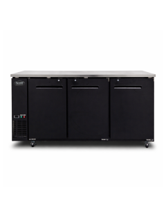 72" Black Back Bar Refrigerator - BB72-Black