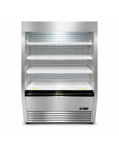 36" Stainless Steel Open Air Merchandising Refrigerator - CF-390S