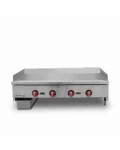 48" Thermostatic Gas Griddle Flat Top Grill - HDTG48