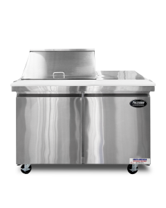 48" Mega Top Sandwich Prep Table with Workstation (12 pan) - P48M-WT