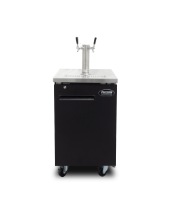 24" Double Tap Kegerator Beer Dispenser - PUDD24