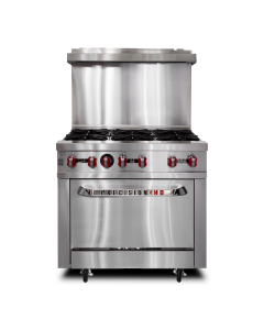 Precision 6 Burner 36" Commercial Gas Range - RGR36