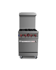 Precision 4 Burner 24" Commercial Gas Range - RGR24