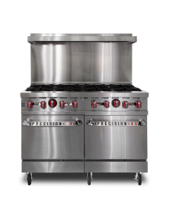 Precision 8 Burner 48" Commercial Gas Range - RGR48