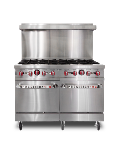 Precision 8 Burner 48" Commercial Gas Range - RGR48