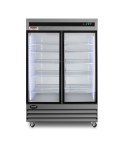 Precision Series - Double Glass Door Merchandiser Refrigerator - P2GDC