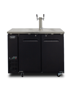48" Kegerator 2 Door Keg Refrigerator - PUDD48